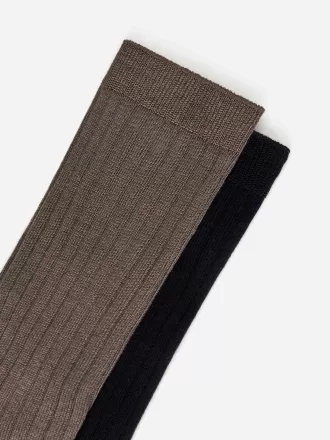 2er-Set Socken aus Seidenmischung