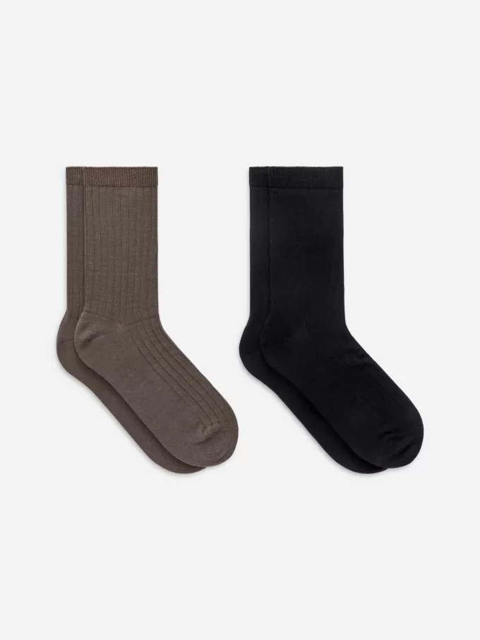 2er-Set Socken aus Seidenmischung 2er-Set Socken aus Seidenmischung
