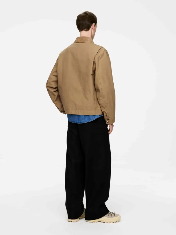 Baumwoll-Canvas-Jacke