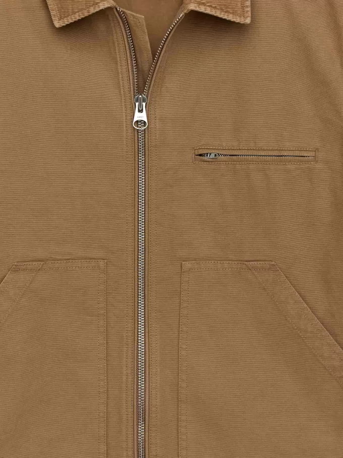 Baumwoll-Canvas-Jacke