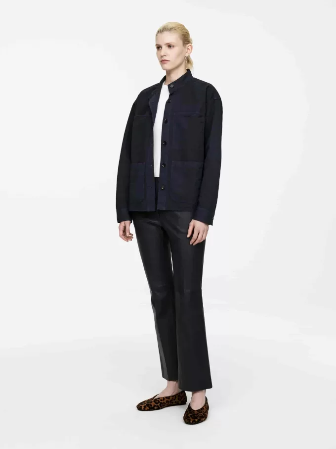 Baumwoll-Leinen-Overshirt Baumwoll-Leinen-Overshirt