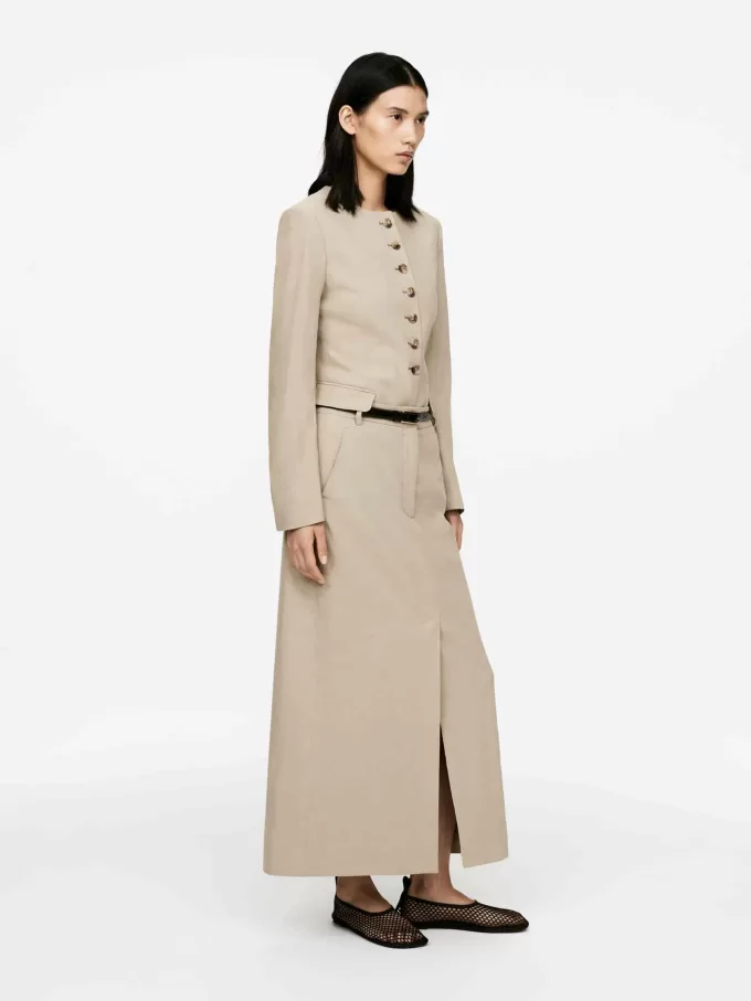 Baumwoll-Leinen-Rock Baumwoll-Leinen-Rock