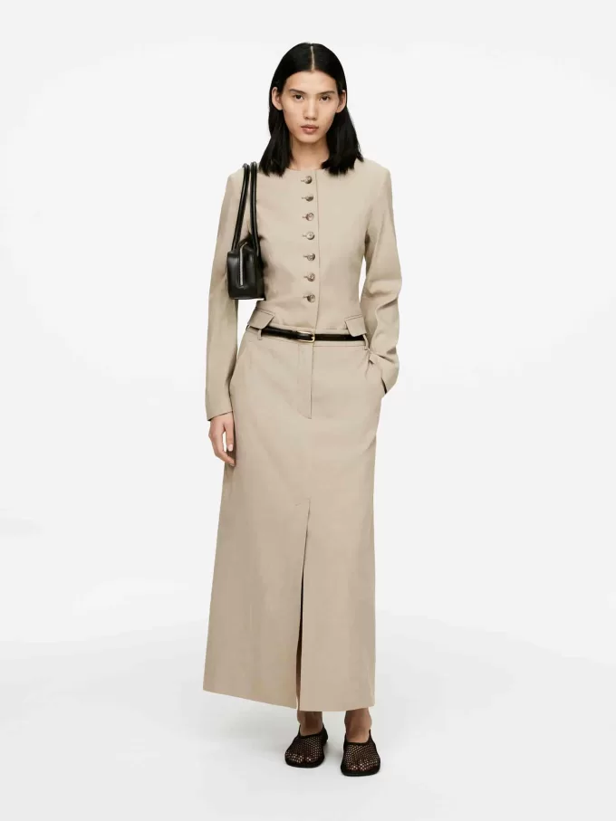 Baumwoll-Leinen-Rock Baumwoll-Leinen-Rock