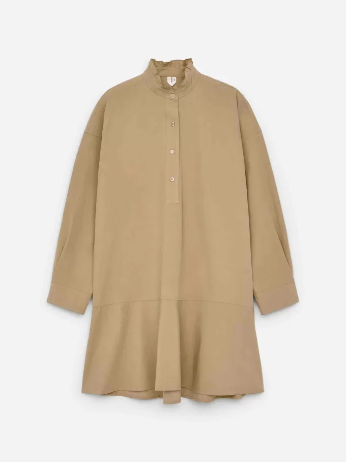 Baumwollkleid mit Rüschendetail Baumwollkleid mit Rüschendetail