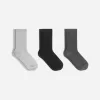 Baumwollrippsocken im 3er-Set Baumwollrippsocken im 3er-Set