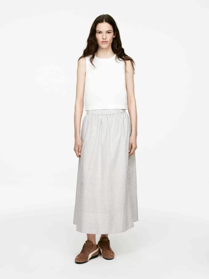 Baumwollrock in A-Linie Baumwollrock in A-Linie