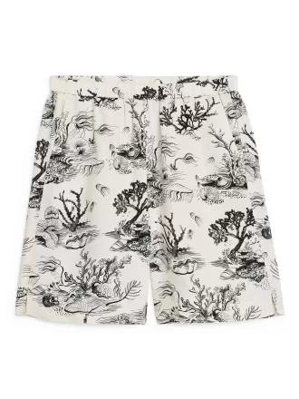 Bedruckte Pull-On-Shorts
