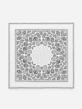 Bedruckter Seidenschal