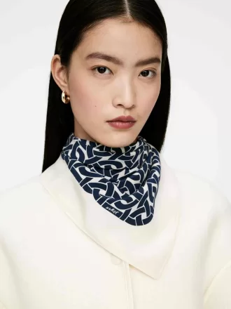 Bedruckter Seidenschal Bedruckter Seidenschal