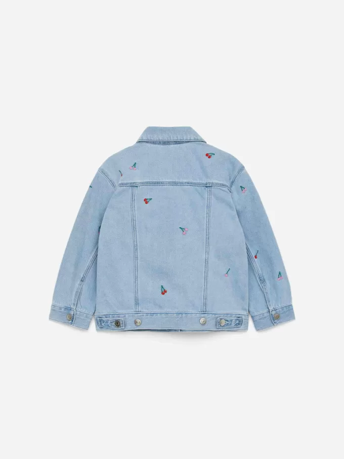 Bestickte Jeansjacke Bestickte Jeansjacke