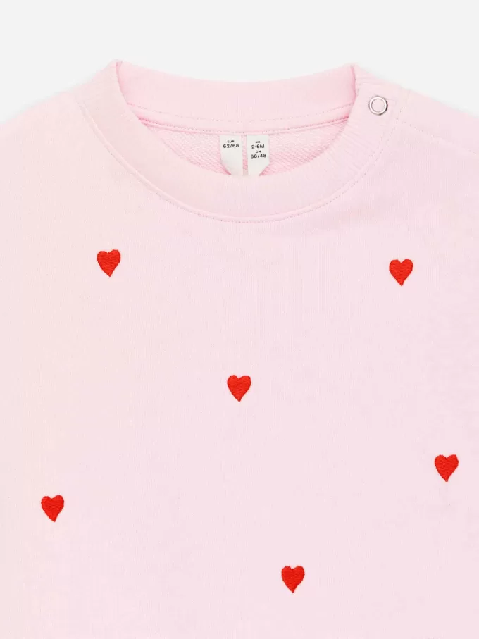 Besticktes Baumwoll-Sweatshirt Besticktes Baumwoll-Sweatshirt