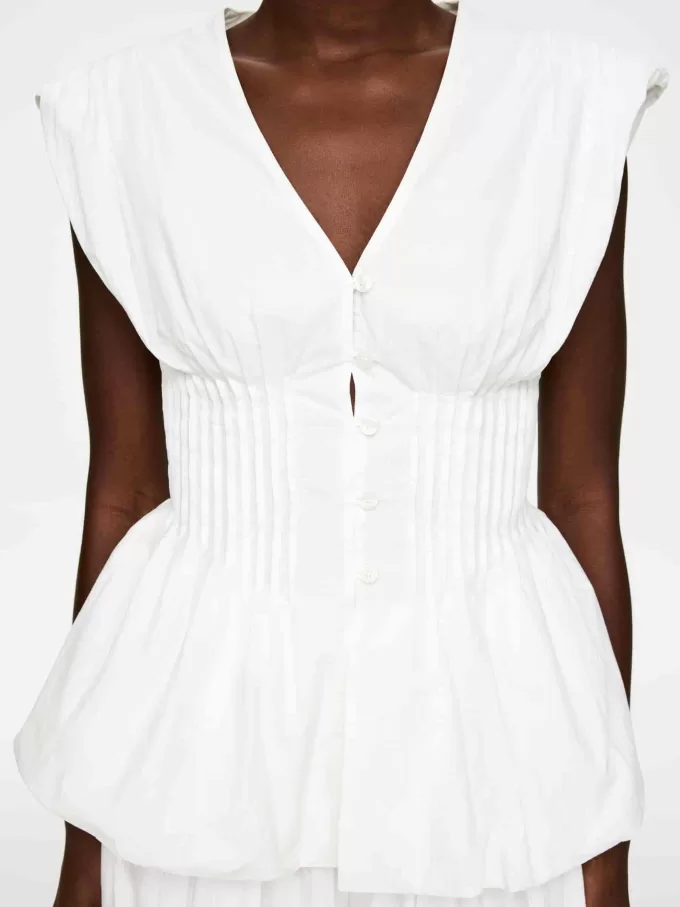 Biesenoberteil mit Blasensaum Biesenoberteil mit Blasensaum