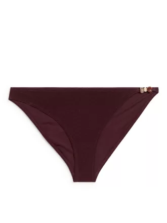 Bikinihose mit Perlendetail