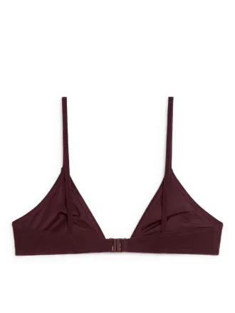 Bikinioberteil mit Perlendetail