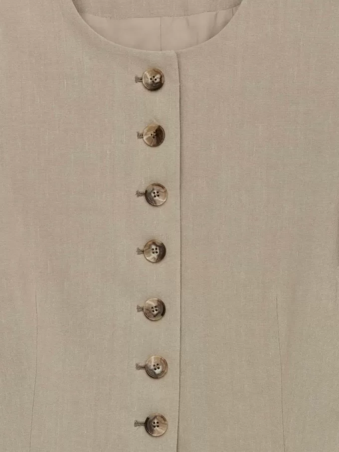 Blazer aus Leinenmischung Blazer aus Leinenmischung