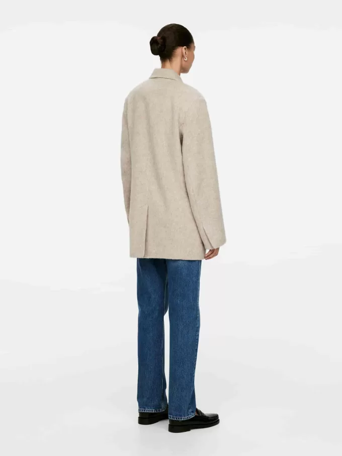 Blazer aus gebürsteter Wolle Blazer aus gebürsteter Wolle