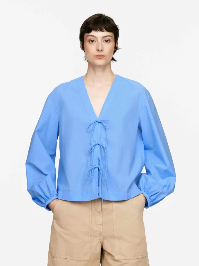 Bluse zum Binden vorn Bluse zum Binden vorn