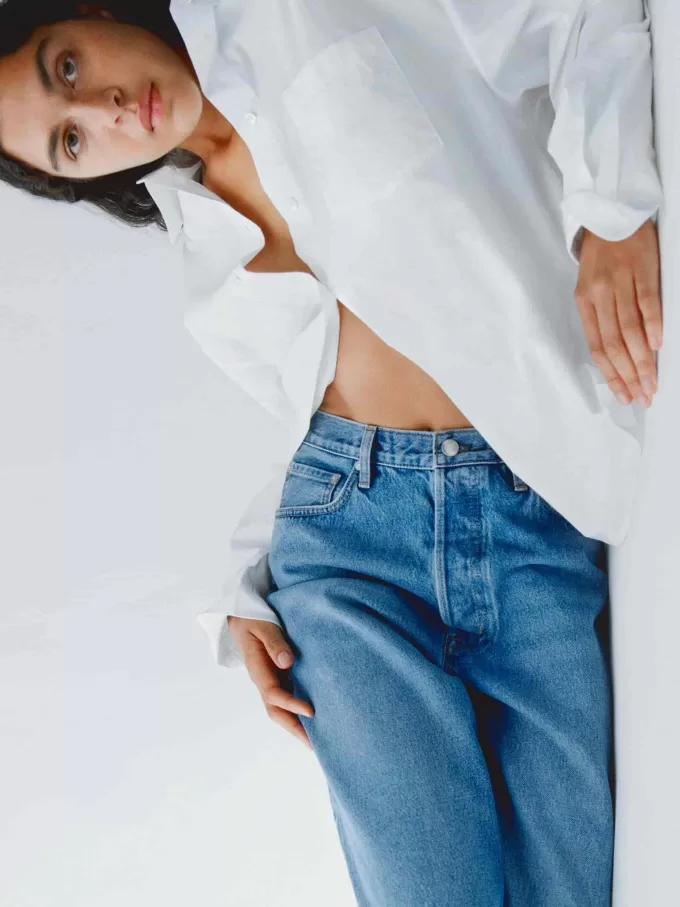 Übergroßes Baumwollhemd Übergroßes Baumwollhemd