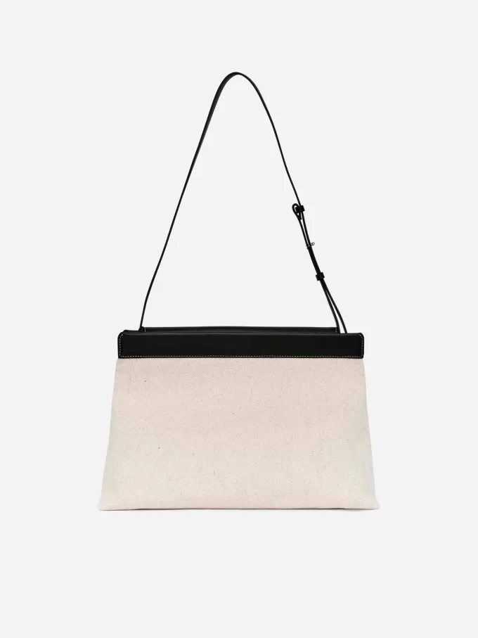 Canvas-Ledertasche