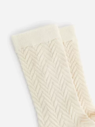 Chevron-Socken aus Baumwolle Chevron-Socken aus Baumwolle