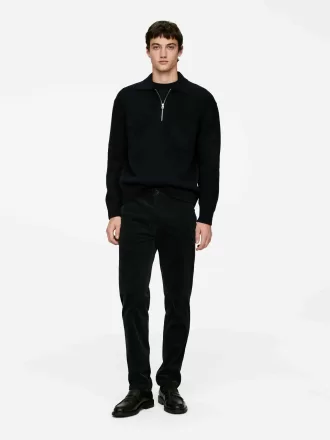 Cord-Chinos mit gerader Passform