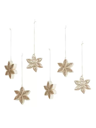 Eine Welt voller Bastelpapier-Ornamente, 6er-Set