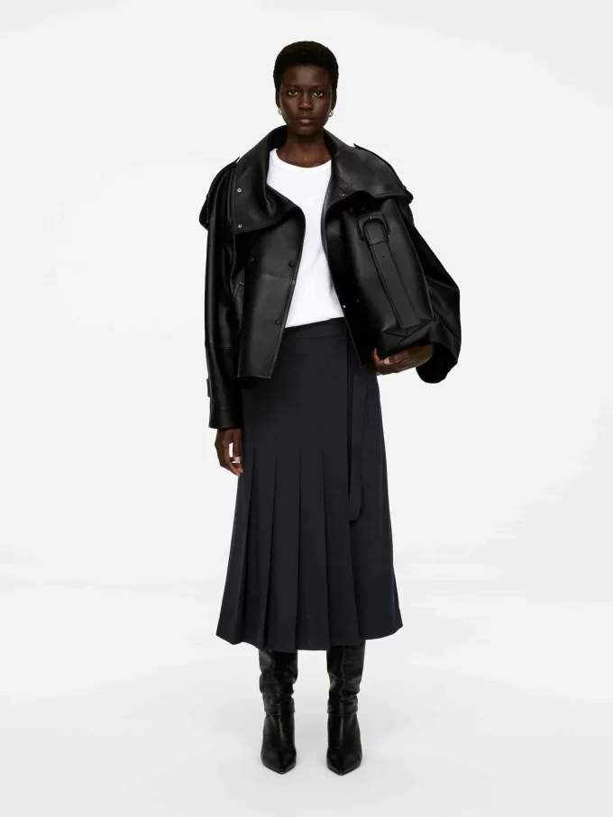 Faltenrock aus Wollmischung Faltenrock aus Wollmischung