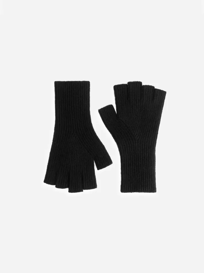 Fingerlose Wollhandschuhe