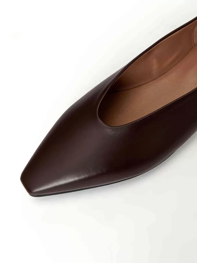 Flache Lederschuhe Flache Lederschuhe