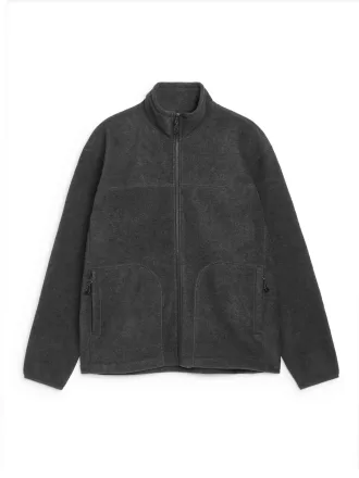 Fleecejacke mit Reißverschluss