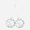 Gepunktete Glaskugeln im 2er-Set Gepunktete Glaskugeln im 2er-Set