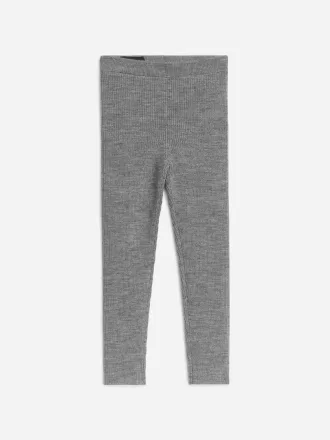 Gerippte Leggings aus Wollmischung Gerippte Leggings aus Wollmischung