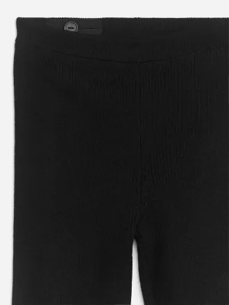Gerippte Leggings aus Wollmischung Gerippte Leggings aus Wollmischung