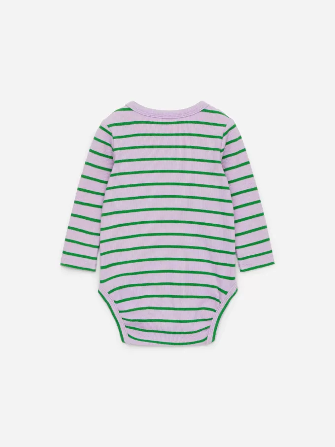 Gerippter Langarm-Body Gerippter Langarm-Body