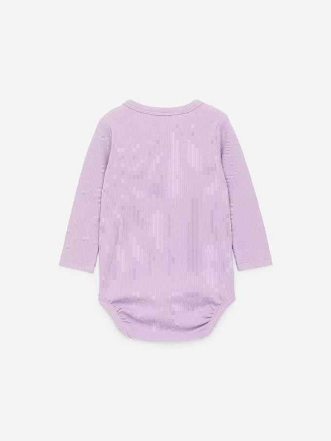 Gerippter Langarm-Body Gerippter Langarm-Body