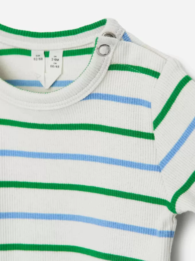 Gerippter Langarm-Body Gerippter Langarm-Body