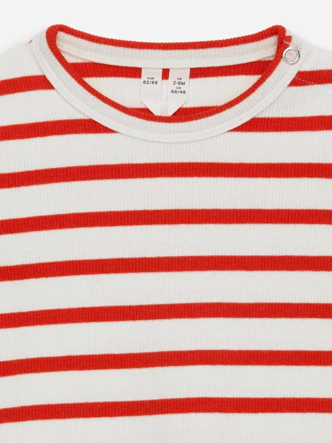 Gerippter Langarm-Body Gerippter Langarm-Body