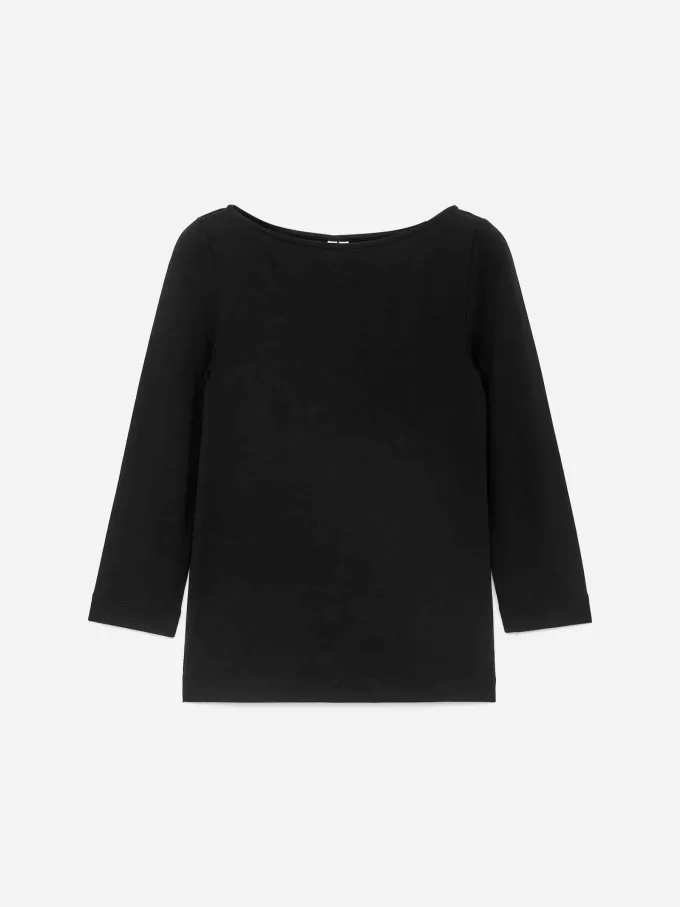 Geripptes Oberteil aus Lyocell Geripptes Oberteil aus Lyocell