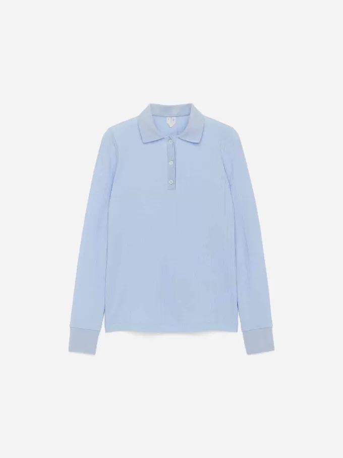 Geripptes Poloshirt Geripptes Poloshirt