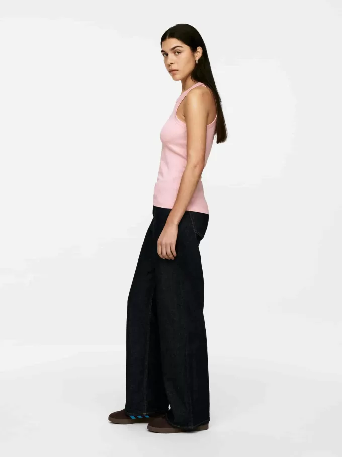 Geripptes Racer-Tanktop Geripptes Racer-Tanktop