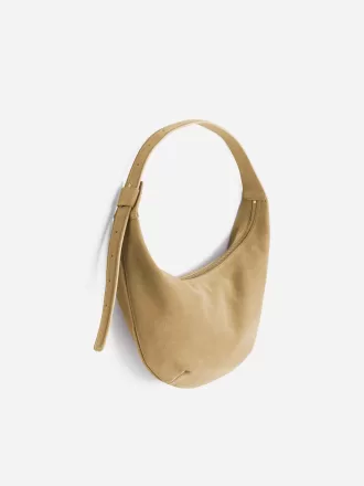 Geschwungene Wildledertasche Geschwungene Wildledertasche