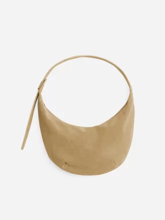 Geschwungene Wildledertasche Geschwungene Wildledertasche