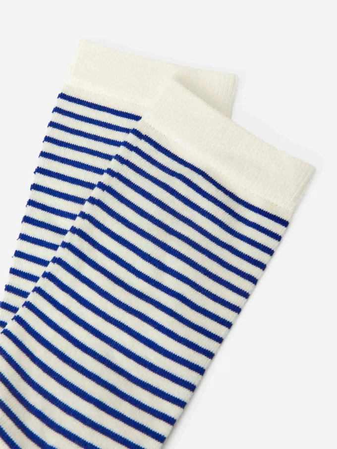 Gestreifte Baumwollsocken Gestreifte Baumwollsocken