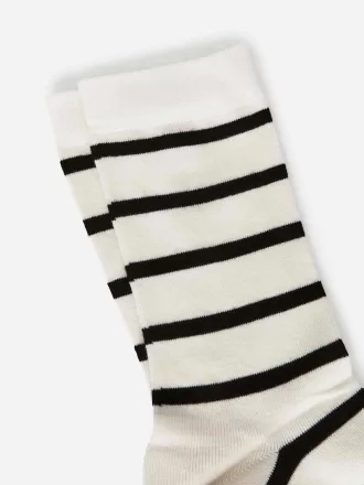 Gestreifte Baumwollsocken Gestreifte Baumwollsocken