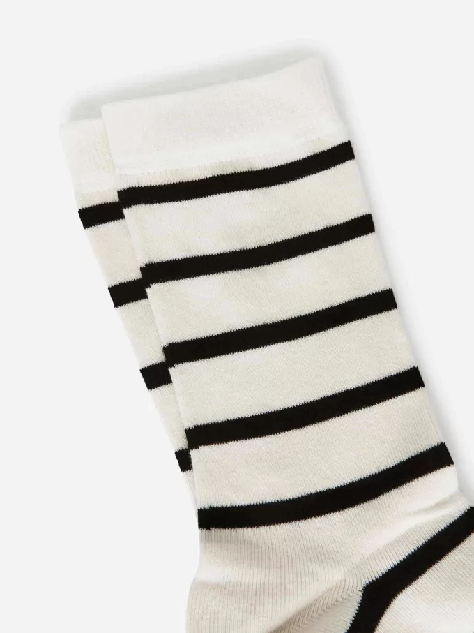 Gestreifte Baumwollsocken Gestreifte Baumwollsocken