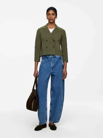 Gestrickte Baumwolljacke