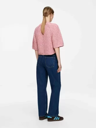 Gestrickter Baumwollpullover