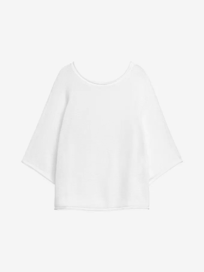 Gestrickter Baumwollpullover Gestrickter Baumwollpullover