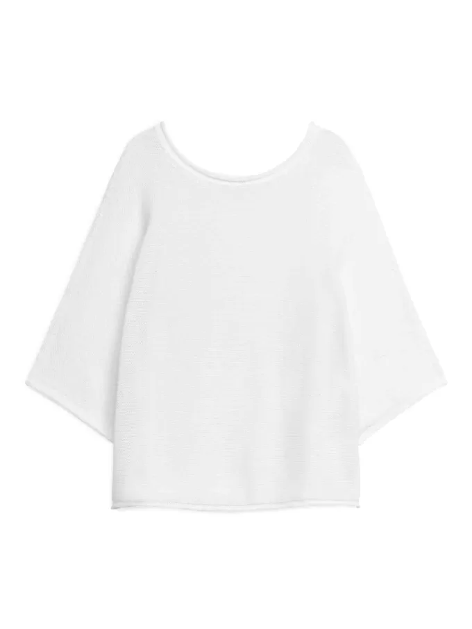 Gestrickter Baumwollpullover Gestrickter Baumwollpullover