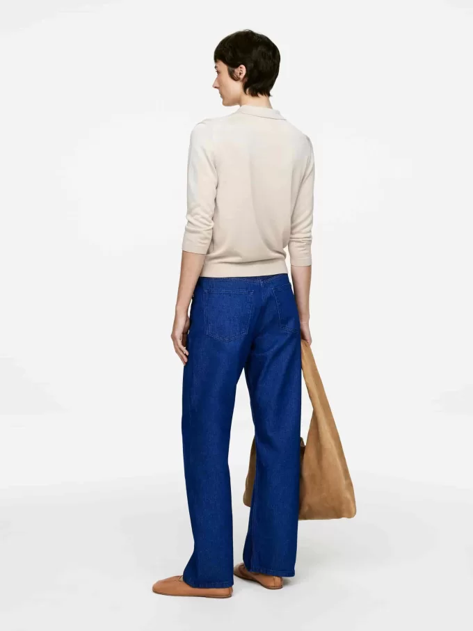 Gestricktes Poloshirt Gestricktes Poloshirt